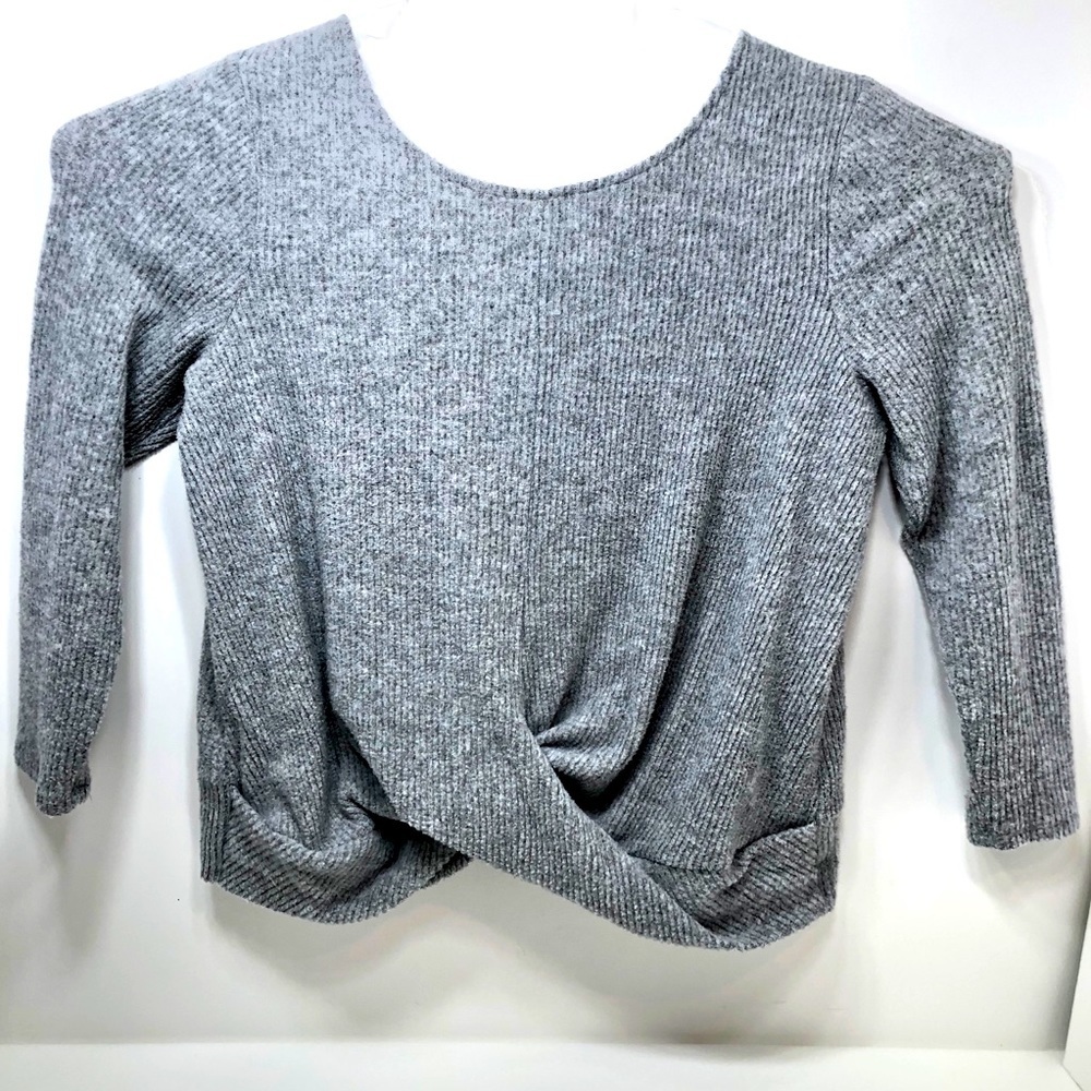 Sweater ELOQUII Women’s gray sweater plus size